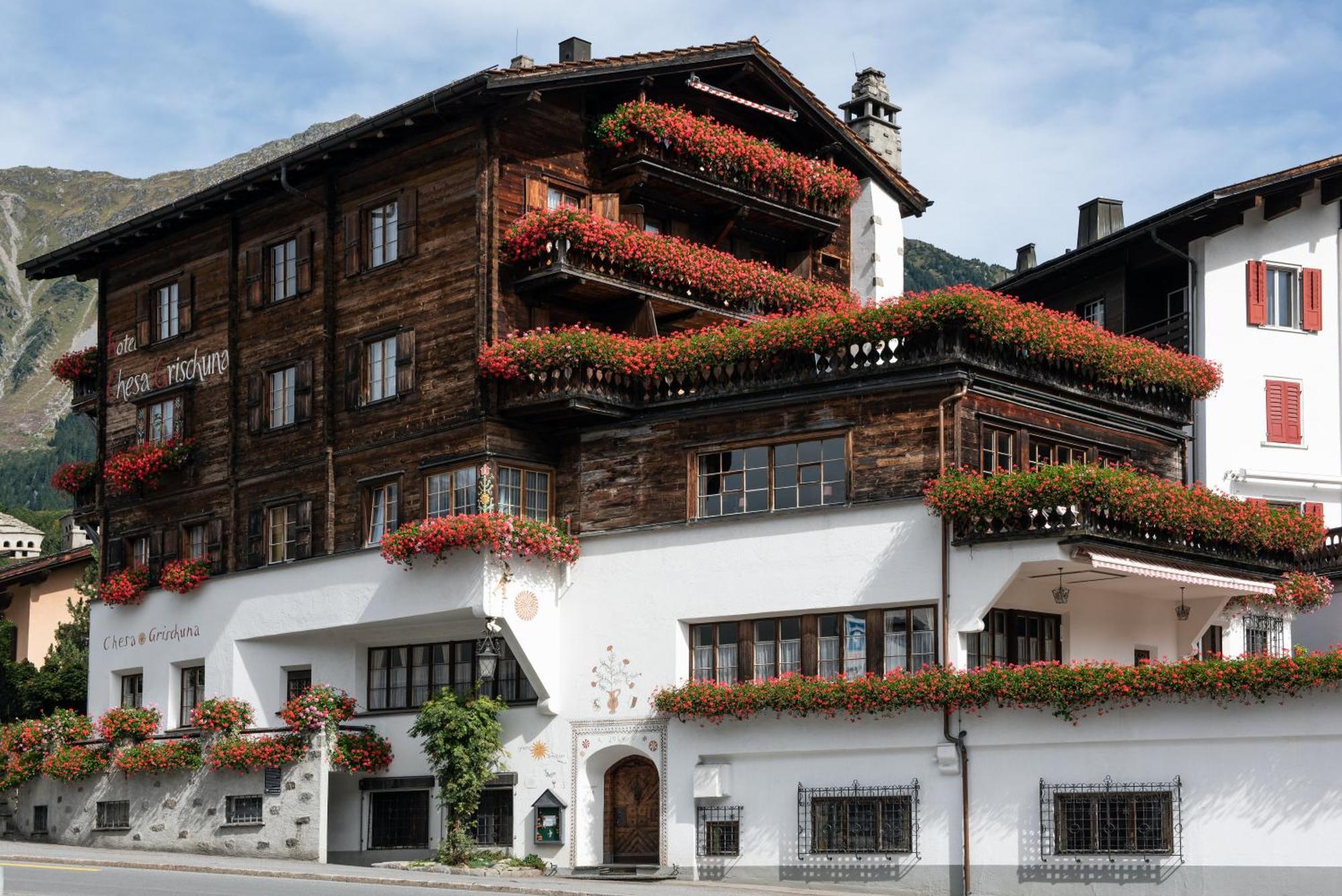 Hotel Chesa Grischuna Klosters Dış mekan fotoğraf