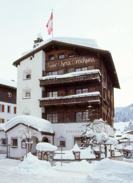 Hotel Chesa Grischuna Klosters Dış mekan fotoğraf